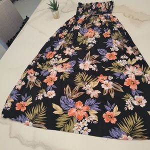 TROPICAL FLORAL SUNDRESS
